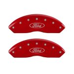Front Set 2 Caliper Covers Engraved Front Oval Logo Ford 2011-2011 Ford Focus MGP Caliper Covers - Image 2