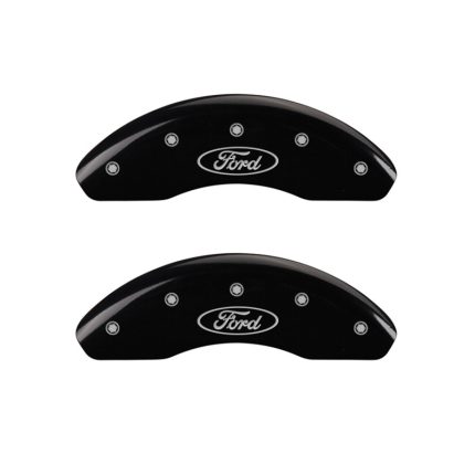 Front Set 2 Caliper Covers Engraved Front Oval Logo Ford 2010-2013 Ford Transit MGP Caliper Covers