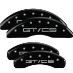 Set Of 4 Caliper Covers Engraved Front Gt Cs Engraved Rear Gt Cs 2015-2023 Ford Mustang 19 inches