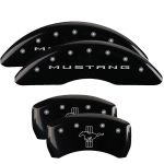 Set Of 4 Caliper Covers Engraved Front 2015 Mustang Engraved Rear 2015 Bar & Pony 2015-2023 Ford Mustang 19 Inch Wheel MGP Caliper Covers