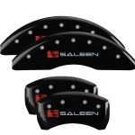 Set Of 4 Caliper Covers Engraved Front Saleen Engraved Rear Saleen 2015-2023 Ford Mustang 19 inches
