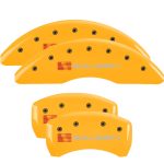 Set Of 4 Caliper Covers Engraved Front Saleen Engraved Rear Saleen 2015-2023 Ford Mustang 19 inches - Image 3