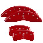 Set Of 4 Caliper Covers Engraved Front And Rear Tiffany Snake 2015-2023 Ford Mustang 19 inches - Image 2