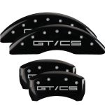 Set Of 4 Caliper Covers Engraved Front Gt Cs Engraved Rear Gt Cs 2015-2023 Ford Mustang 19 Inch Wheel MGP Caliper Covers
