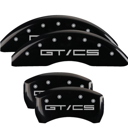 Set Of 4 Caliper Covers Engraved Front Gt Cs Engraved Rear Gt Cs 2015-2023 Ford Mustang 19 Inch Wheel MGP Caliper Covers