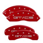 Set Of 4 Caliper Covers Engraved Front Gt Cs Engraved Rear Gt Cs 2021-2023 Ford Mustang MGP Caliper Covers - Image 2