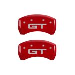 ⁦Rear Set 2 Caliper Covers Engraved Rear 2015 Gt 2015-2015 Ford Mustang MGP Caliper Covers⁩ - الصورة ⁦2⁩