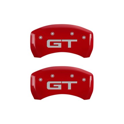 Rear Set 2 Caliper Covers Engraved Rear 2015 Gt 2015-2015 Ford Mustang MGP Caliper Covers