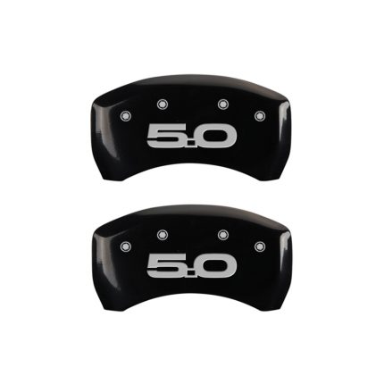 Rear Set 2 Caliper Covers Engraved Rear 2015 5.0 2015-2015 Ford Mustang MGP Caliper Covers