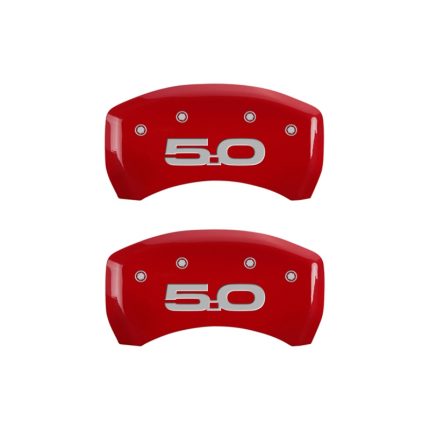 Rear Set 2 Caliper Covers Engraved Rear 2015 5.0 2015-2015 Ford Mustang MGP Caliper Covers