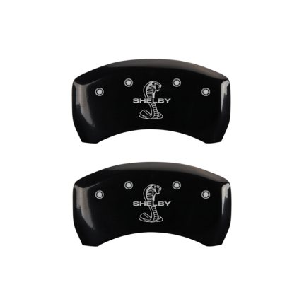 Rear Set 2 Caliper Covers Engraved Rear Tiffany Snake 2015-2015 Ford Mustang Brembo Package 6 Piston Front Caliper 19 Inch Wheel MGP Caliper Covers