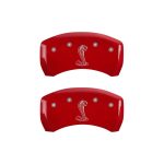 Rear Set 2 Caliper Covers Engraved Rear Tiffany Snake 2015-2015 Ford Mustang Brembo Package 6 Piston Front Caliper 19 inches - Image 2