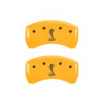 Rear Set 2 Caliper Covers Engraved Rear Tiffany Snake 2015-2015 Ford Mustang Brembo Package 6 Piston Front Caliper 19 inches - Image 3