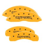 Set Of 4 Caliper Covers Engraved Front And Rear Raptor 2010-2011 Ford F-150 MGP Caliper Covers - Image 3