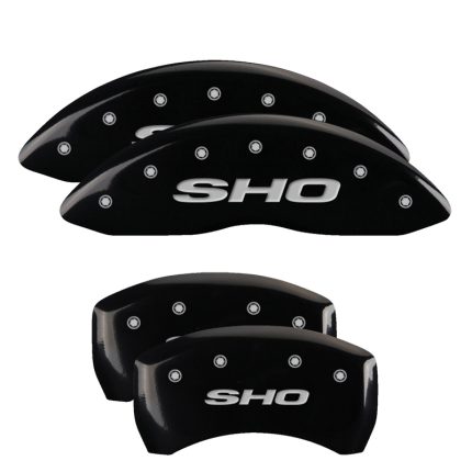 Set Of 4 Caliper Covers Engraved Front And Rear SHO 2013-2018 Ford Taurus MGP Caliper Covers