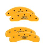⁦Set Of 4 Caliper Covers Engraved Front And Rear Oval Logo Ford 1998-2011 Ford Ranger MGP Caliper Covers⁩ - الصورة ⁦3⁩