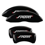Set Of 4 Caliper Covers Engraved Front And Rear No Bolts Sport 2011-2019 Ford Explorer MGP Caliper Covers