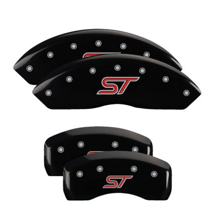 Set Of 4 Caliper Covers Engraved Front And Rear St 2013-2018 Ford Focus MGP Caliper Covers