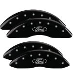 Set Of 4 Caliper Covers Engraved Front And Rear Oval Logo Ford 2013-2022 Ford F-250 MGP Caliper Covers