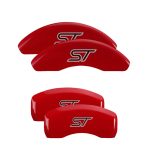 ⁦Set Of 4 Caliper Covers Engraved Front And Rear No Bolts St 2014-2017 Ford Fiesta MGP Caliper Covers⁩ - الصورة ⁦2⁩