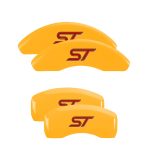 ⁦Set Of 4 Caliper Covers Engraved Front And Rear No Bolts St 2014-2017 Ford Fiesta MGP Caliper Covers⁩ - الصورة ⁦3⁩
