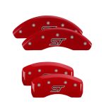 ⁦Set Of 4 Caliper Covers Engraved Front And Rear St 2014-2017 Ford Fiesta MGP Caliper Covers⁩ - الصورة ⁦2⁩