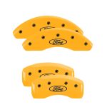 Set Of 4 Caliper Covers Engraved Front And Rear Oval Logo Ford 2016-2019 Ford Escape MGP Caliper Covers - Image 3
