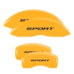 Set Of 4 Caliper Covers Engraved Front And Rear No Bolts Sport 2015 2015-2018 Ford Edge MGP Caliper Covers - Image 3