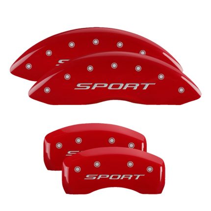 Set Of 4 Caliper Covers Engraved Front And Rear 2015 Sport 2015-2018 Ford Edge MGP Caliper Covers