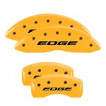 Set Of 4 Caliper Covers Engraved Front And Rear Edge 2015 2015-2018 Ford Edge 17 Inch Front Rotor Size 18 inches - Image 3