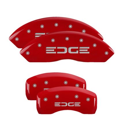 Set Of 4 Caliper Covers Engraved Front And Rear Edge 2019-2020 Ford Edge MGP Caliper Covers