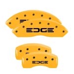 Set Of 4 Caliper Covers Engraved Front And Rear Edge 2019-2020 Ford Edge MGP Caliper Covers - Image 3