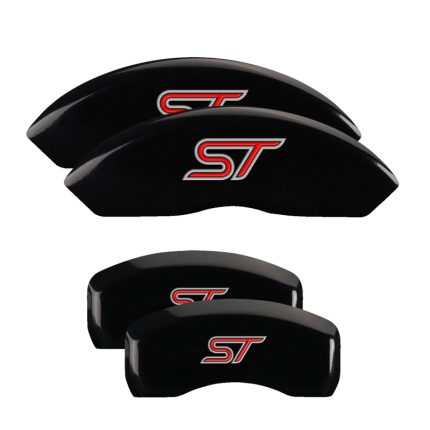 Set Of 4 Caliper Covers Engraved Front And Rear St (No Bolts) 2019-2020 Ford Edge MGP Caliper Covers