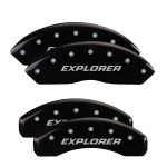 Set Of 4 Caliper Covers Engraved Front And Rear Explorer (2011) 2020-2025 Ford Explorer MGP Caliper Covers