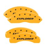 Set Of 4 Caliper Covers Engraved Front And Rear Explorer (2011) 2020-2025 Ford Explorer MGP Caliper Covers - Image 3