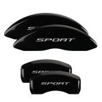 Set Of 4 Caliper Covers Engraved Front And Rear Sport (2015 No Bolts) 2020-2025 Ford Explorer MGP Caliper Covers