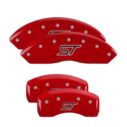 Set Of 4 Caliper Covers Engraved Front And Rear St 2020-2025 Ford Explorer MGP Caliper Covers