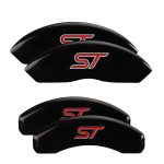 Set Of 4 Caliper Covers Engraved Front And Rear St (No Bolts) 2020-2025 Ford Explorer 18 Inch Wheel MGP Caliper Covers