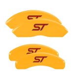 Set Of 4 Caliper Covers Engraved Front And Rear St (No Bolts) 2021-2024 Ford Edge MGP Caliper Covers - Image 3