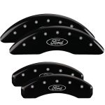 Set Of 4 Caliper Covers Engraved Front And Rear Ford Oval Logo 2023-2024 Ford F-250 MGP Caliper Covers