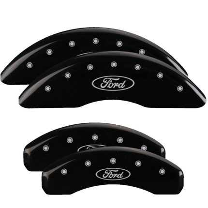 Set Of 4 Caliper Covers Engraved Front And Rear Ford Oval Logo 2023-2024 Ford F-250 MGP Caliper Covers