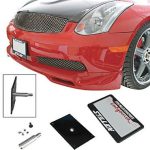Infiniti G35 Coupe Front License Plate Relocator For 03-04 Infiniti G35 Coupe Stillen