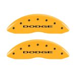Front Set 2 Caliper Covers Engraved Front With Out Stripes Dodge 2007-2012 Dodge Caliber MGP Caliper Covers - Image 3