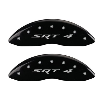 Front Set 2 Caliper Covers Engraved Front Srt4 2007-2012 Dodge Caliber MGP Caliper Covers