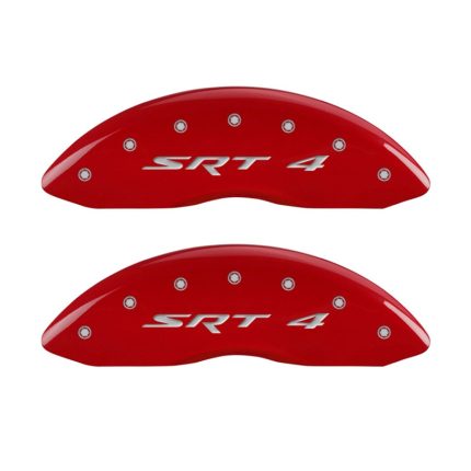 Front Set 2 Caliper Covers Engraved Front Srt4 2007-2012 Dodge Caliber MGP Caliper Covers