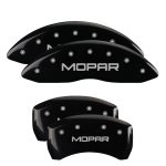 Set Of 4 Caliper Covers Engraved Front And Rear Mopar 2005-2010 Dodge Magnum 2.7L & 3.5L Single Piston Caliper (BR3) 17 Inch Wheel MGP Caliper Covers