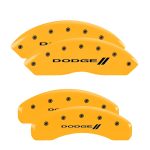 Set Of 4 Caliper Covers Engraved Front And Rear With Stripes Dodge 2007-2011 Dodge Nitro MGP Caliper Covers - Image 3