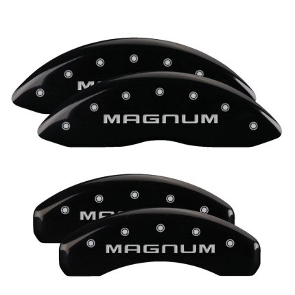Set Of 4 Caliper Covers Engraved Front And Rear Magnum 2006-2020 Dodge Charger MGP Caliper Covers