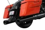 ⁦4 Inch Blunt Force Slip-Ons 95-16 (Including 09-Up Trikes) - Black TAB Performance⁩ - الصورة ⁦4⁩