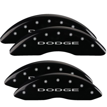 Set Of 4 Caliper Covers Engraved Front And Rear With Out Stripes Dodge 2010-2010 Dodge Ram MGP Caliper Covers